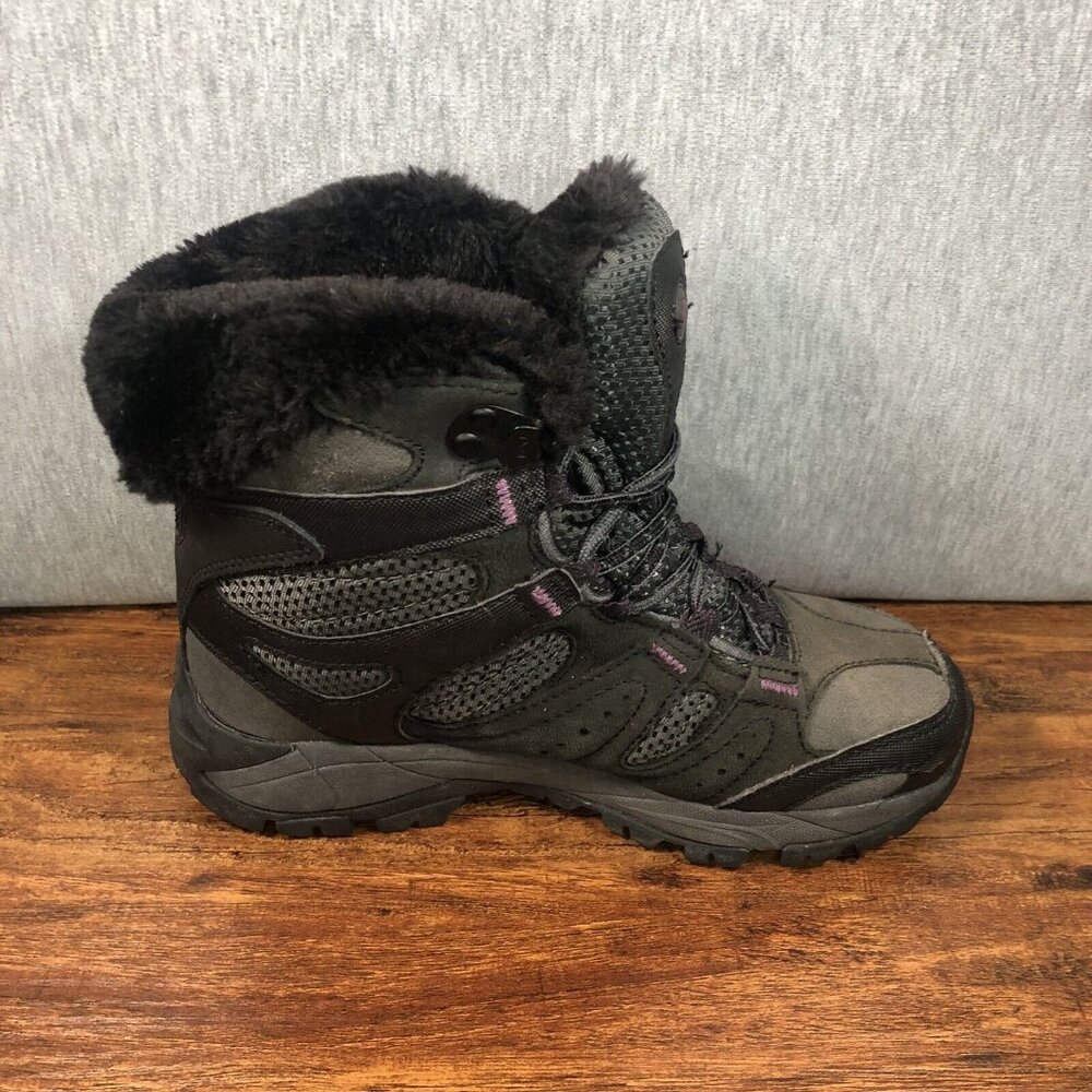 Merrell Womens Size 6.5 Kiandra Black‎ Waterproof 200g Winter Hiking Boots - Picture 4 of 9